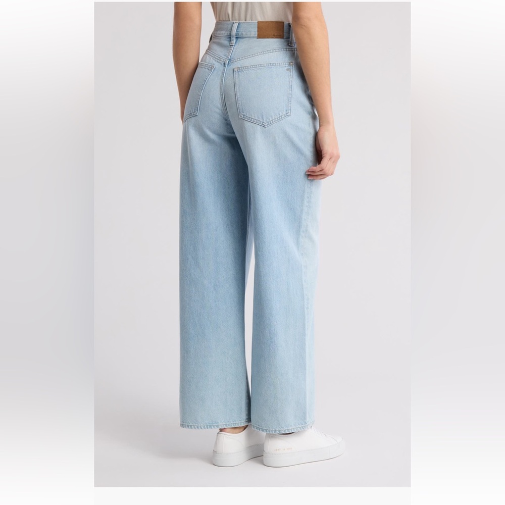 Madewell Superwide Leg Jeans high wise waist 90’s jeans size 26 NWT - Picture 2 of 2